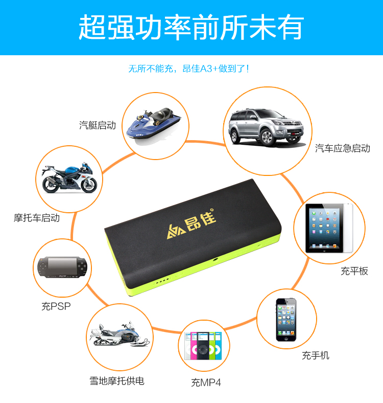 昂佳汽車應急啟動電源